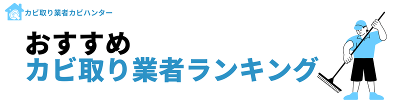 おすすめカビ取り業者ランキング