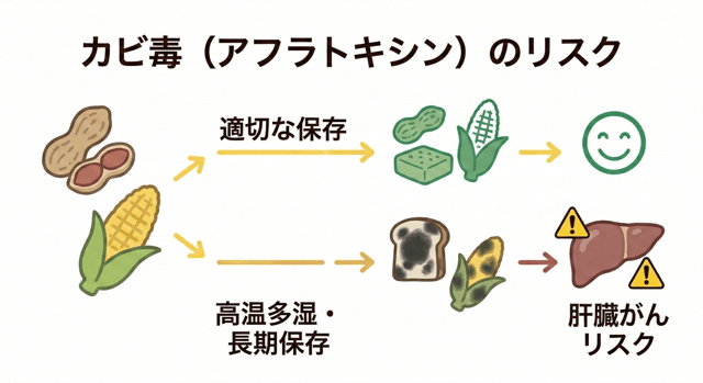特に警戒すべきカビ毒（アフラトキシン）の正体