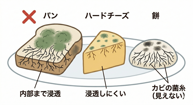 パン・餅・チーズなど食品別にみる危険度の違い