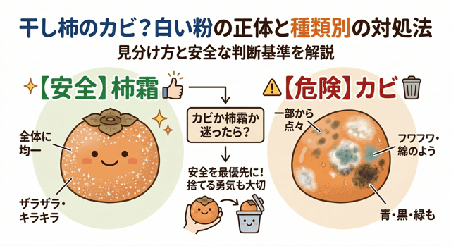 干し柿のカビはもう怖くない。見分け方から予防法までわかる完全ガイド