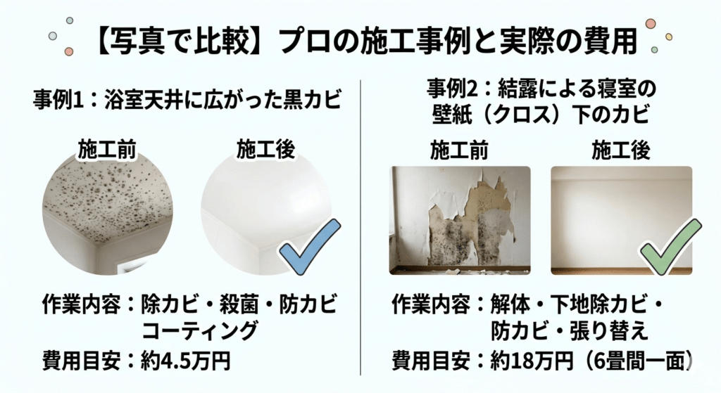 【写真で比較】プロの施工事例と実際の費用