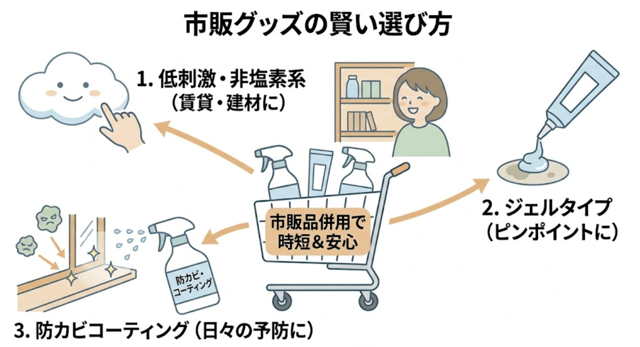 効果テキメン！おすすめ市販カビ取り剤・消臭グッズの選び方