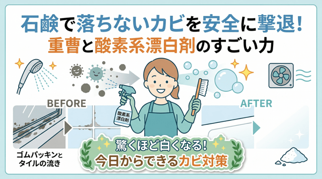 赤ちゃんがいても安心、カビが石鹸で落ちる方法から予防の完全ガイド