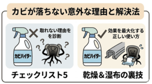 プロも実践！カビハイターでカビが取れない時の原因究明と最強の除去方法