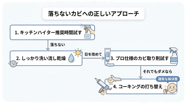 落ちないカビへの正しいアプローチ