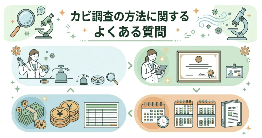 カビ調査の方法に関するよくある質問