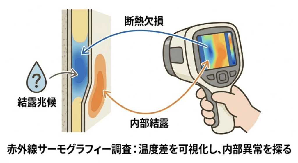 赤外線サーモグラフィー調査