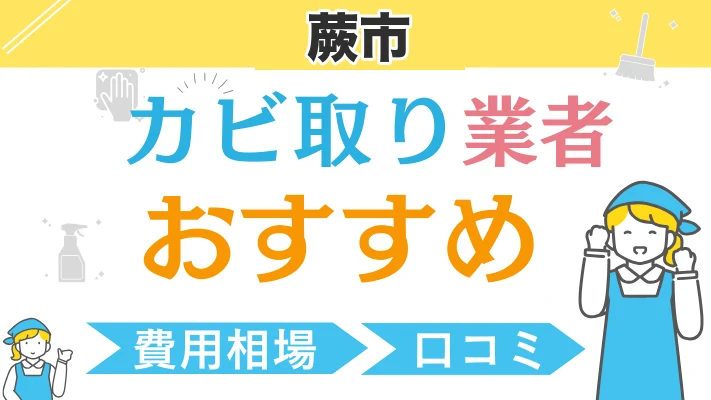蕨市のカビ取り業者おすすめ|費用相場・口コミ